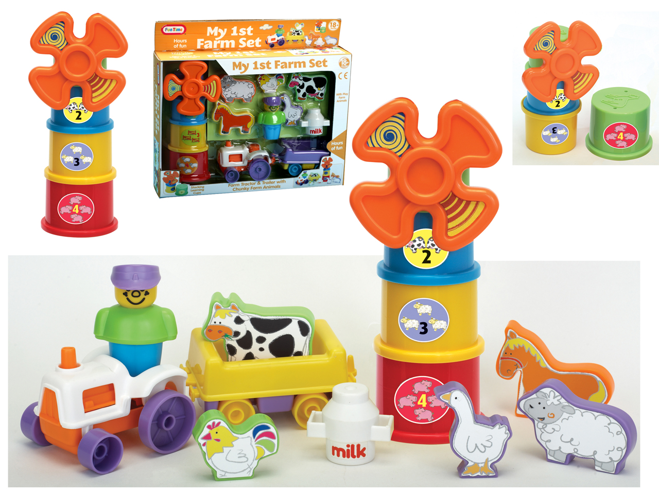 funtime tractor farm playset
