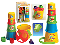 SHAPE SORTING STACKING CUPS