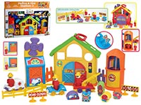 POLICE & FIRE STATION PLAY SET
