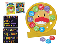 PUZZLE CLOCK, LETTERS & NUMBER