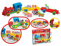 FARM ANIMAL TRAIN SET